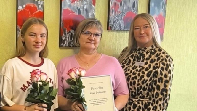 Balvu novada Bāriņtiesa pateicas aizbildnei Aijai Dulmanei 