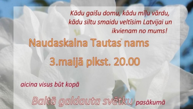 Baltā galdauta svētki Naudaskalnā