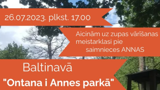 Zupas vārīšanas meistarklase Baltinavā
