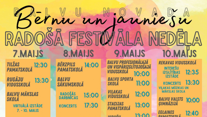 AFIŠA_Bērnu un jauniešu radošais festivāls