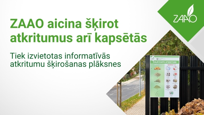 ZAAO šķirošanas plāksne