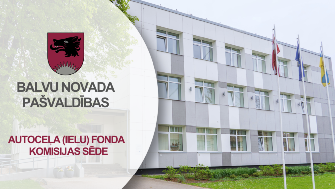 Skats uz Balvu novada Centrālās pārvaldes ēku maijā