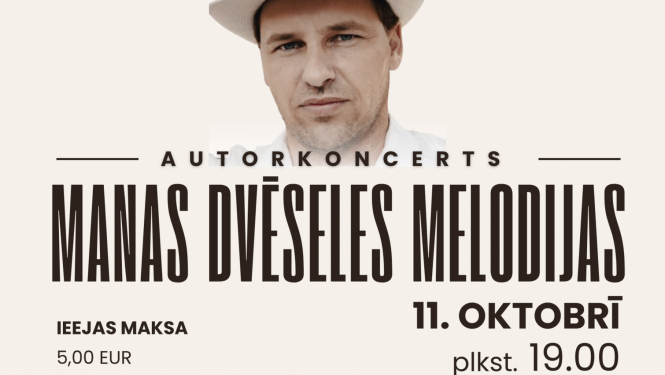 AFIŠA_Autorkoncerts ''Manas dvēseles melodijas''