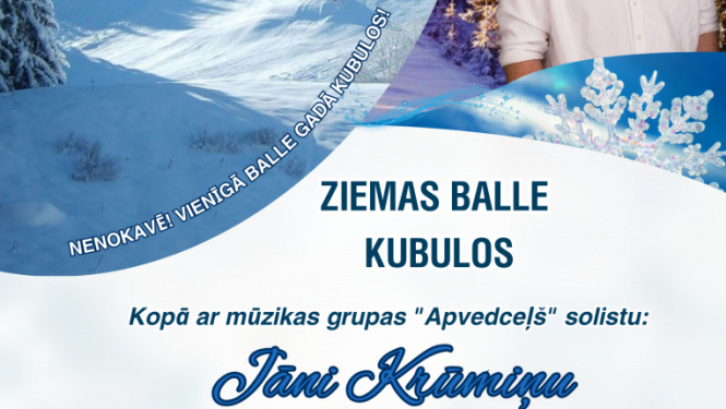 AFIŠA_Ziemas balle kopā ar Jāni Krūmiņu