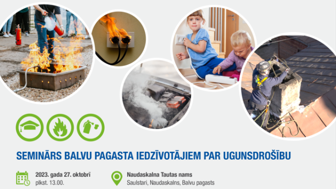 Seminārs par ugunsdrošību