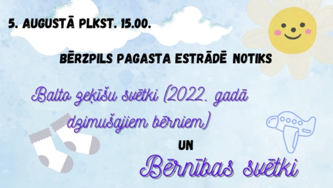 Balto zeķīšu svētki un Bērnības svētki 
