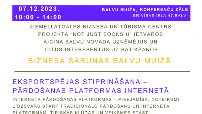 AFIŠA_Biznesa sarunas Balvu muižā