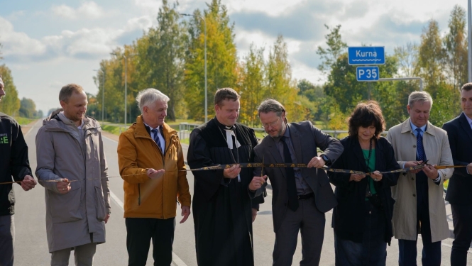 ceļa posma Litene - Balvi atklāšana 