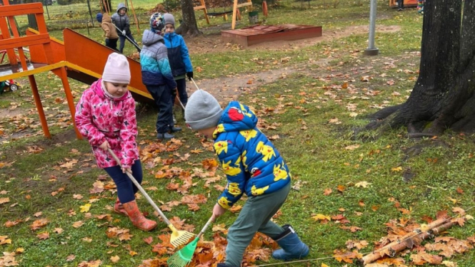 Putras diena un rudens talka Balvu PII “Sienāzītis” 