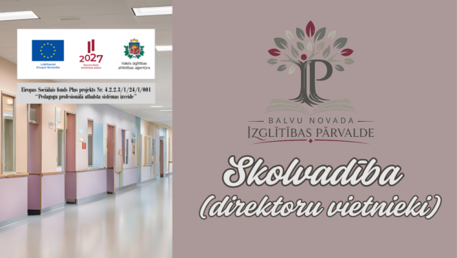 Attēlā redzams skolas gaitenis