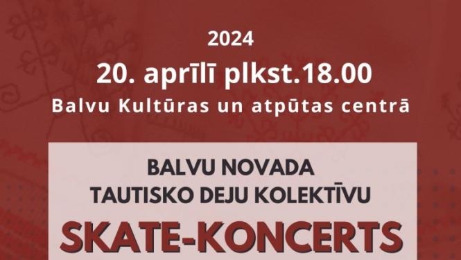 AFIŠA_ Balvu novada tautisko deju kolektīvu skate