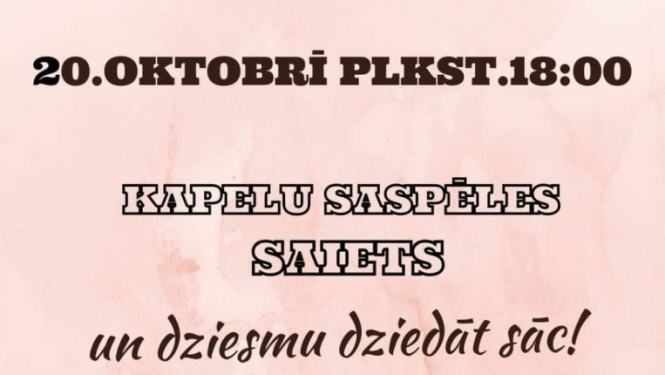 Kapelu saspēles saiets Vectilžā