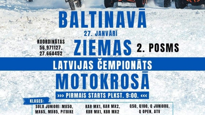 Latvijas čempionāta ziemas motokrosā 2.posms