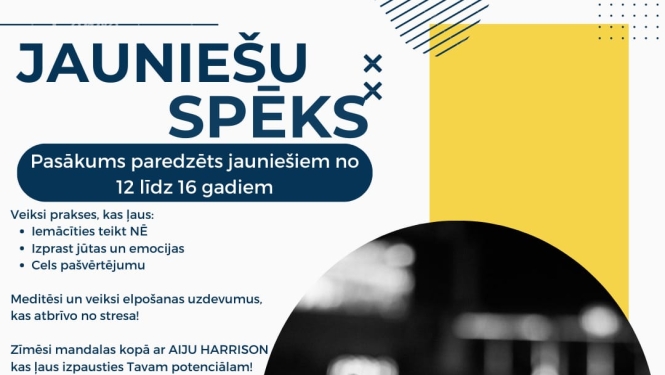 AFIŠA_Pasākums jauniešiem ''Jauniešu spēks''