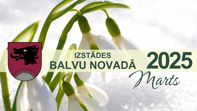 Izstādes Balvu novadā| FEBRUĀRIS
