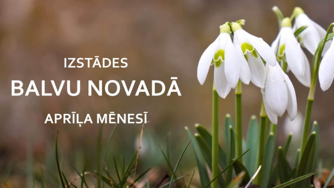 Izstādes aprīļa mēnesī