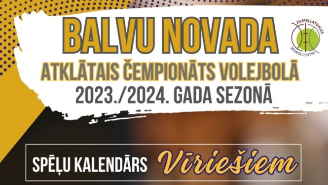 Balvu novada atklātā čempionāta volejbolā 3.sabraukums