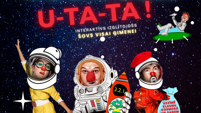 AFIŠA_Klauni kosmosā U-TA-TA