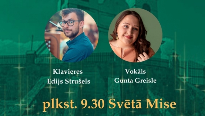 Afiša - Adventes laika koncerts Bēržu Svētās Annas Romas katoļu baznīcā