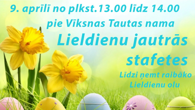 Lieldienu jautrās stafetes