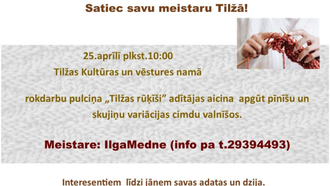 "Satiec savu meistaru" Tilžā