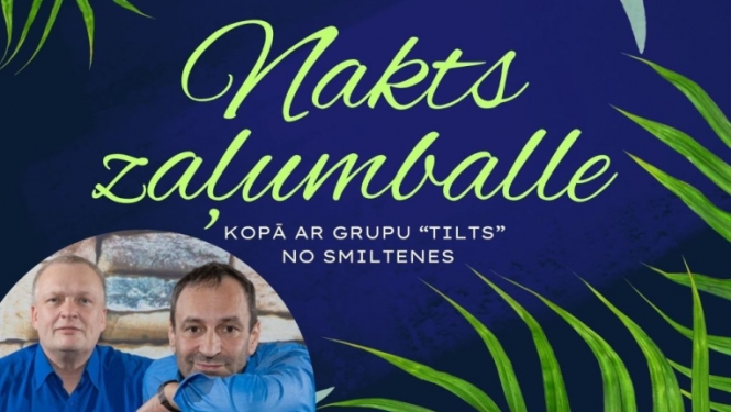 Nakts zaļumballe Rugājos