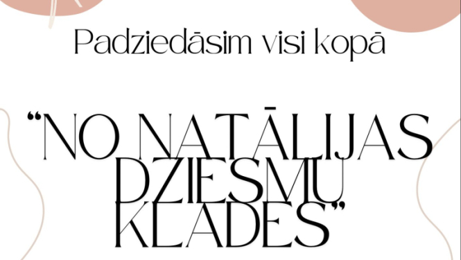 AFIŠA_Pasākums ''No Natālijas dziesmu klades''