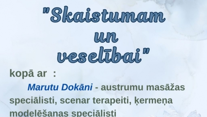 Vakars pie tējas tases "Skaistumam un veselībai"