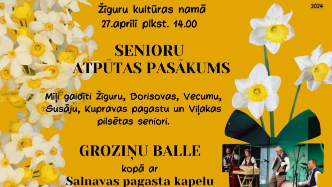Senioru atpūtas pasākums Žīguros