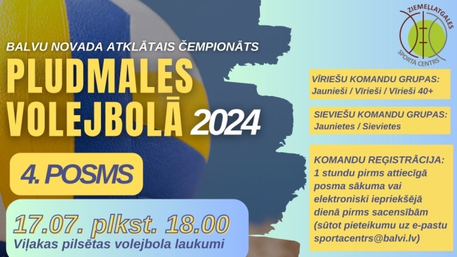 Atklātā čempionāta pludmales volejbolā 4.posms