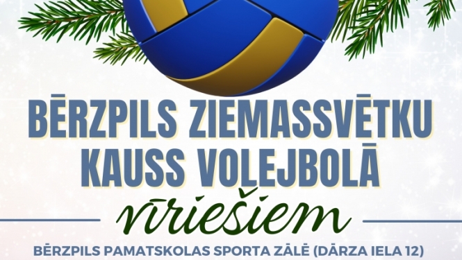 AFIŠA_Ziemassvētku kauss volejbolā vīriešiem