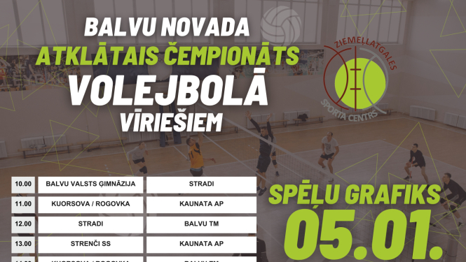 AFIŠA_Balvu novada atklātais čempionāts volejbolā 