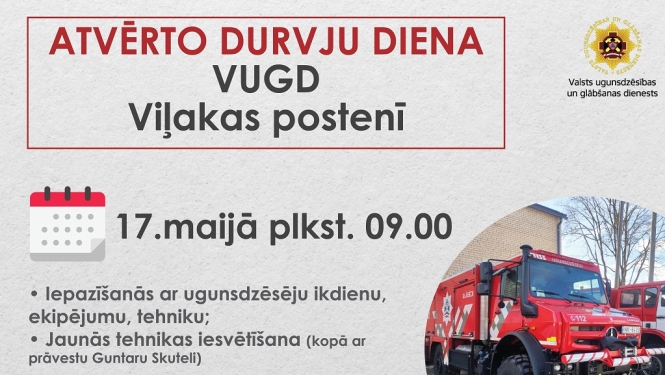 Atvērto durvju diena VUGD Viļakas postenī