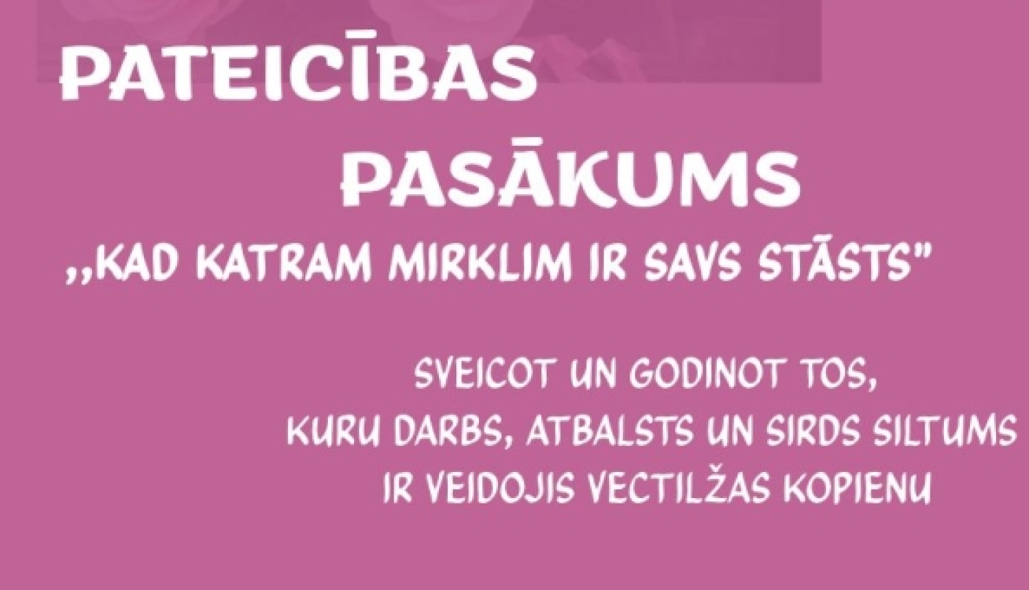 Attēlā redzamas rozes uz rozā fona