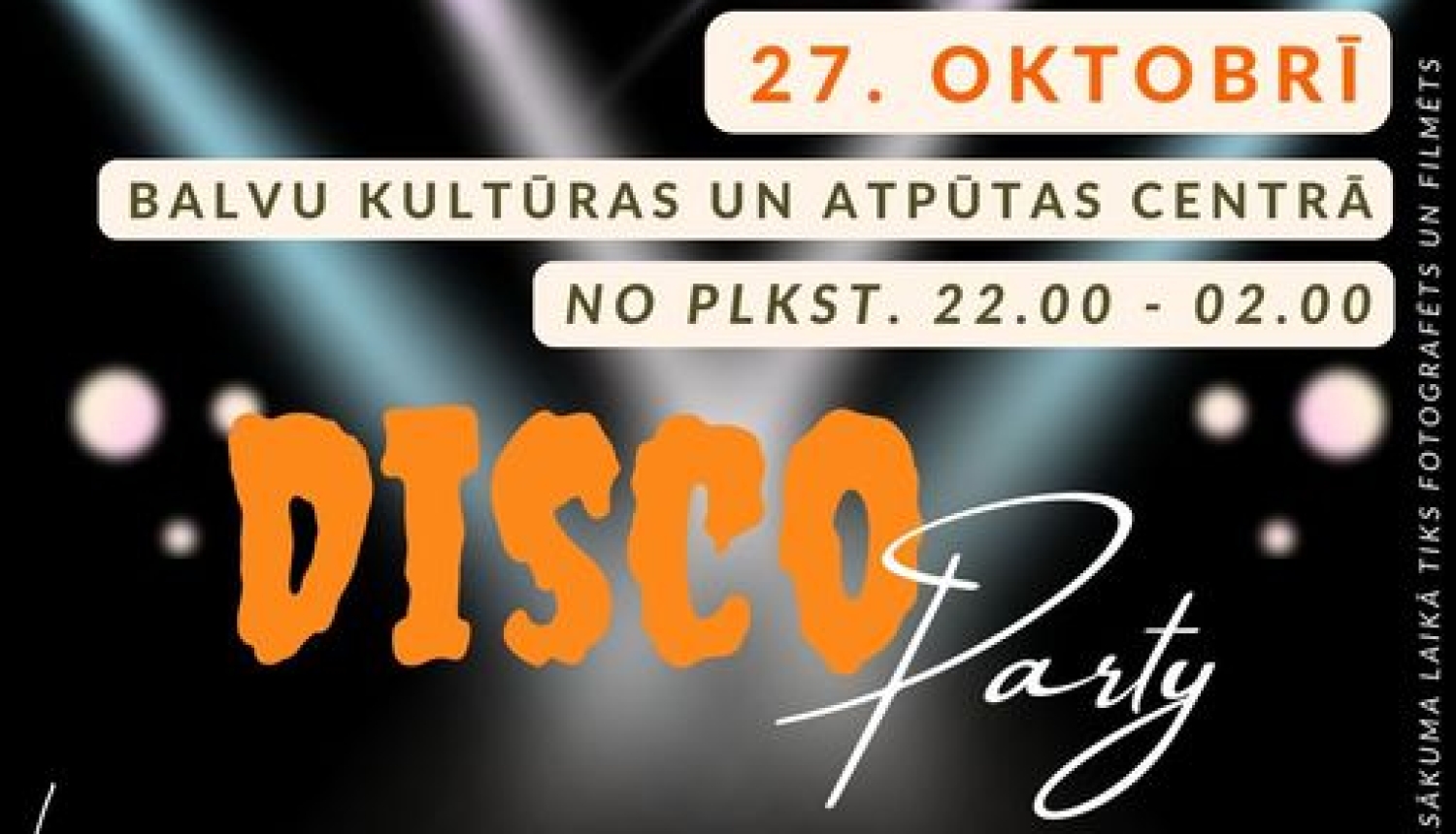 Disco Party kopā ar DJ Mairix