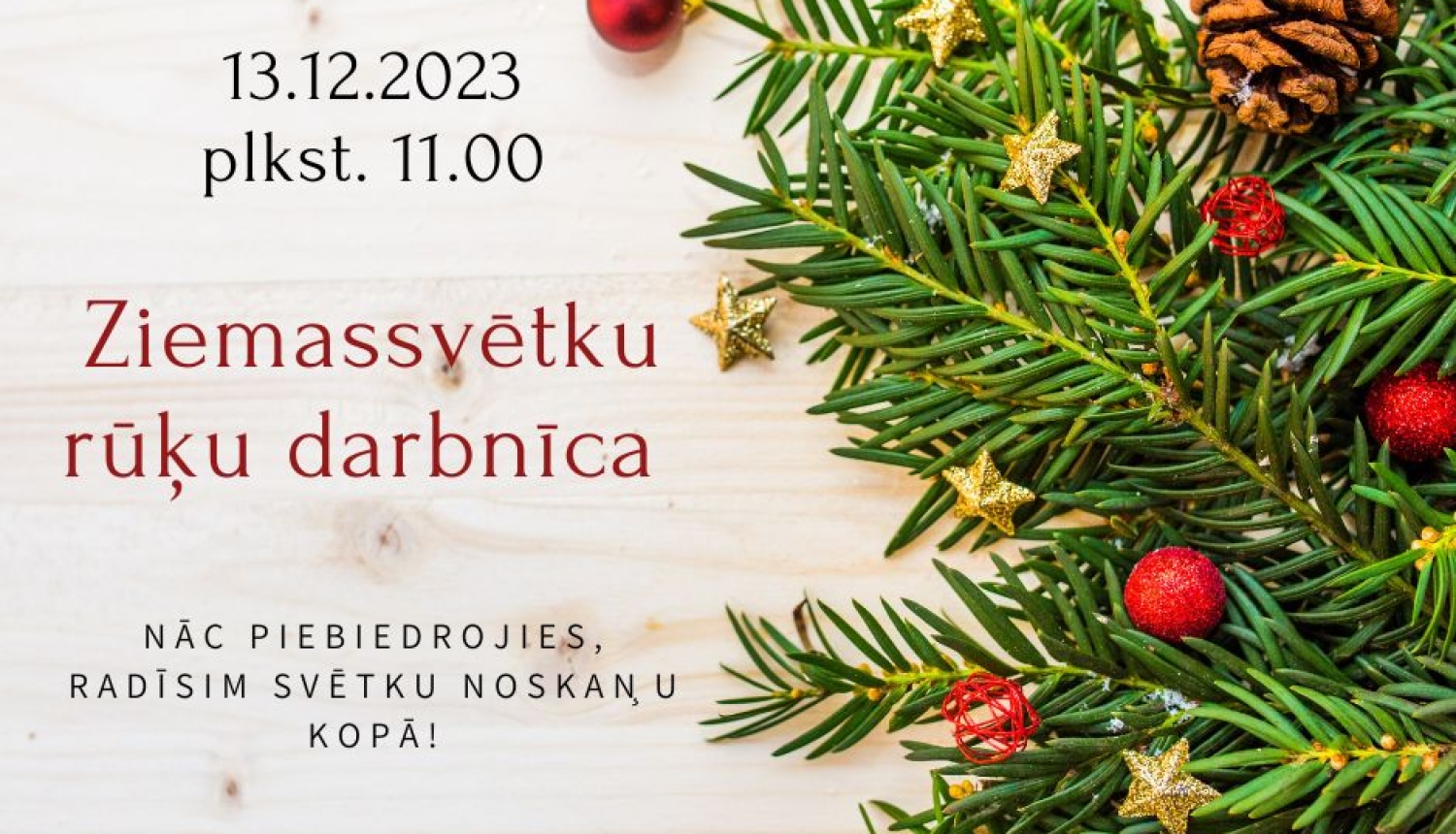 AFIŠA_Ziemassvētku rūķu darbnīca