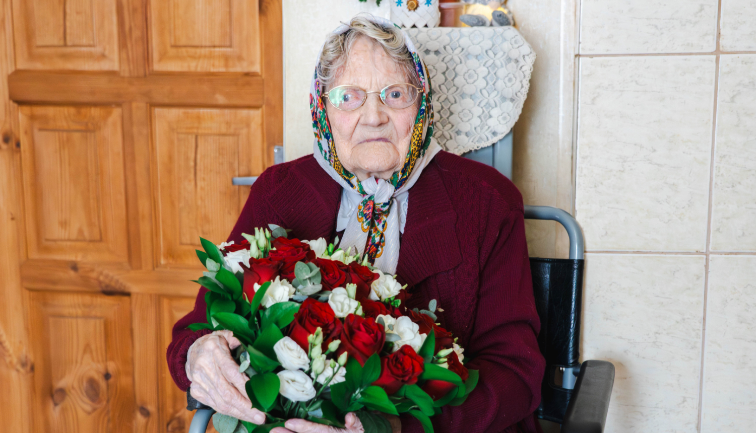 Valentīna Dreimane savā 100. dzimšanas dienā