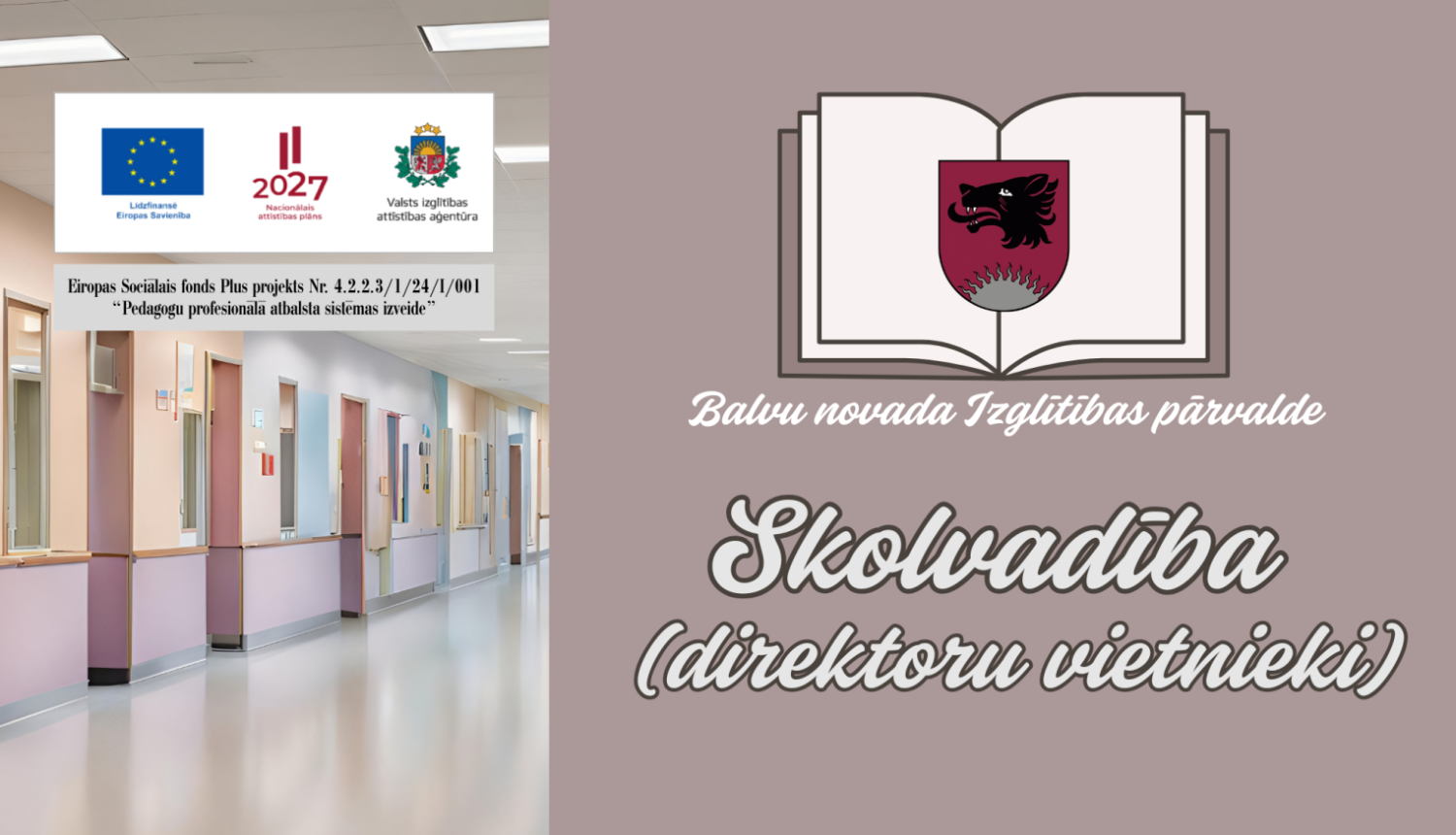 Darbseminārs skolu direktoru vietniekiem