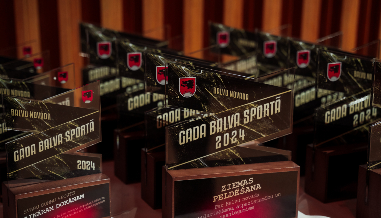 Godināti “Balvu novada gada balva sportā 2024” laureāti