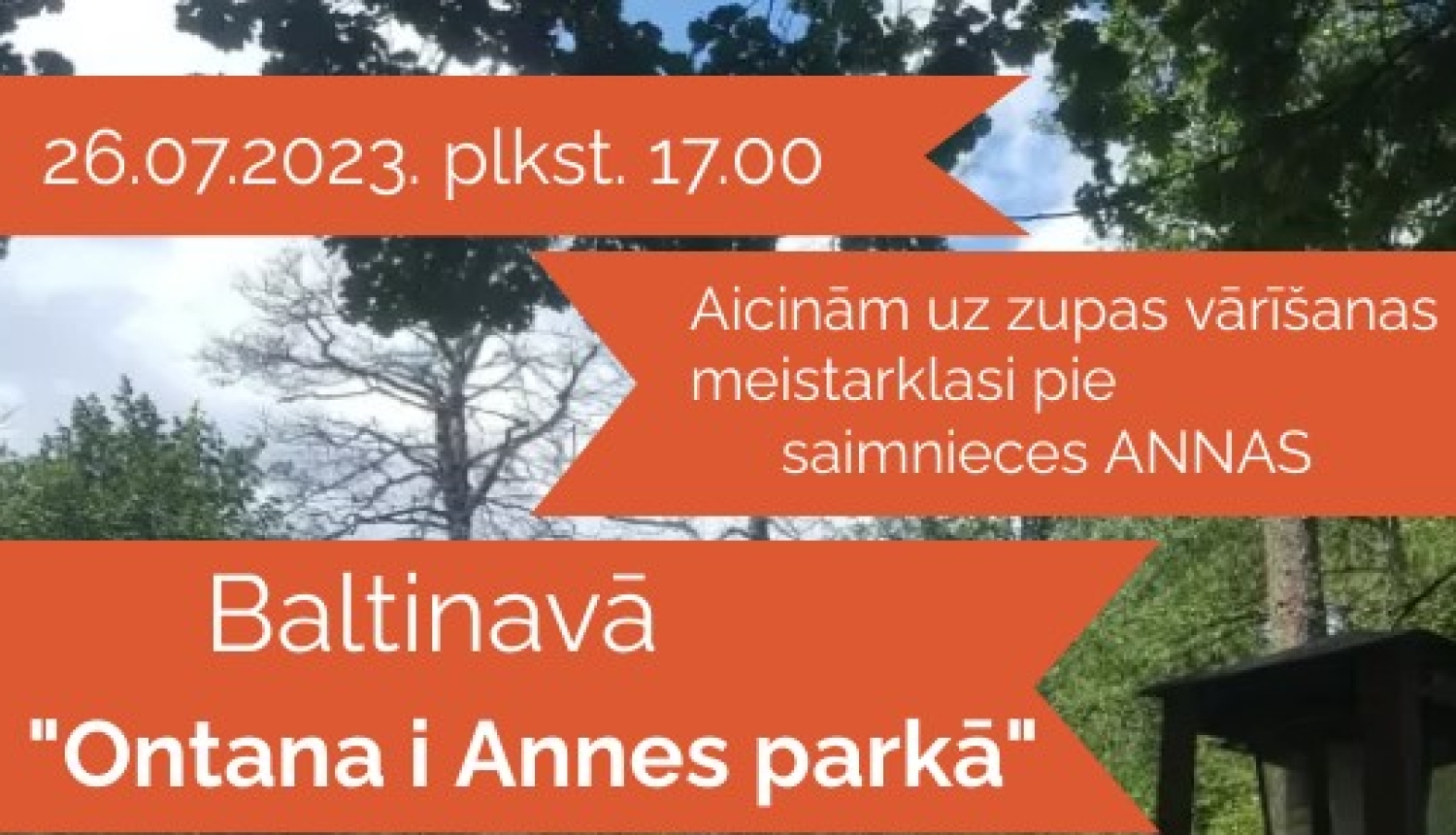 Zupas vārīšanas meistarklase Baltinavā