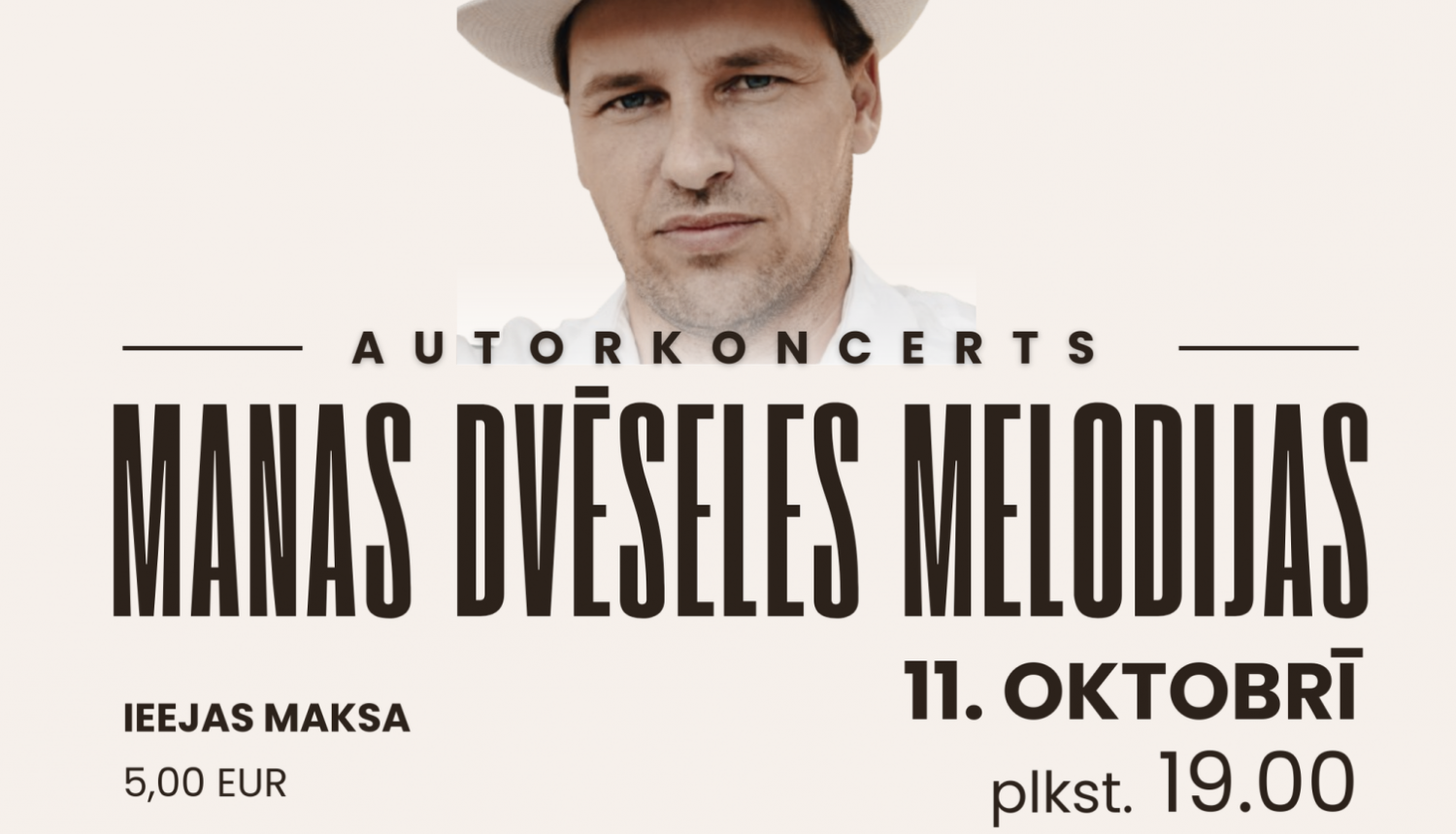 AFIŠA_Autorkoncerts ''Manas dvēseles melodijas''