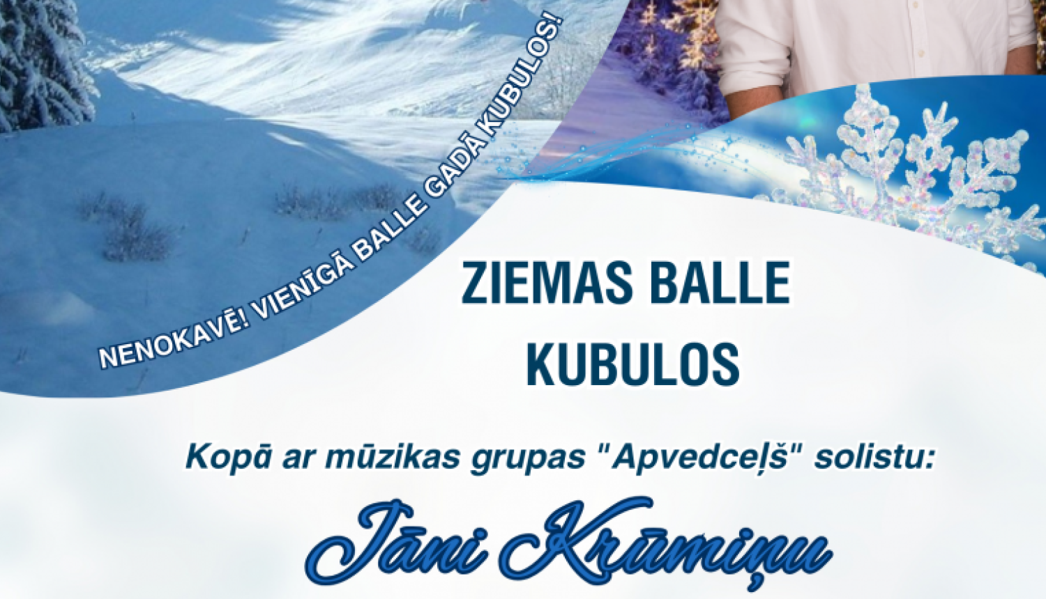 AFIŠA_Ziemas balle kopā ar Jāni Krūmiņu
