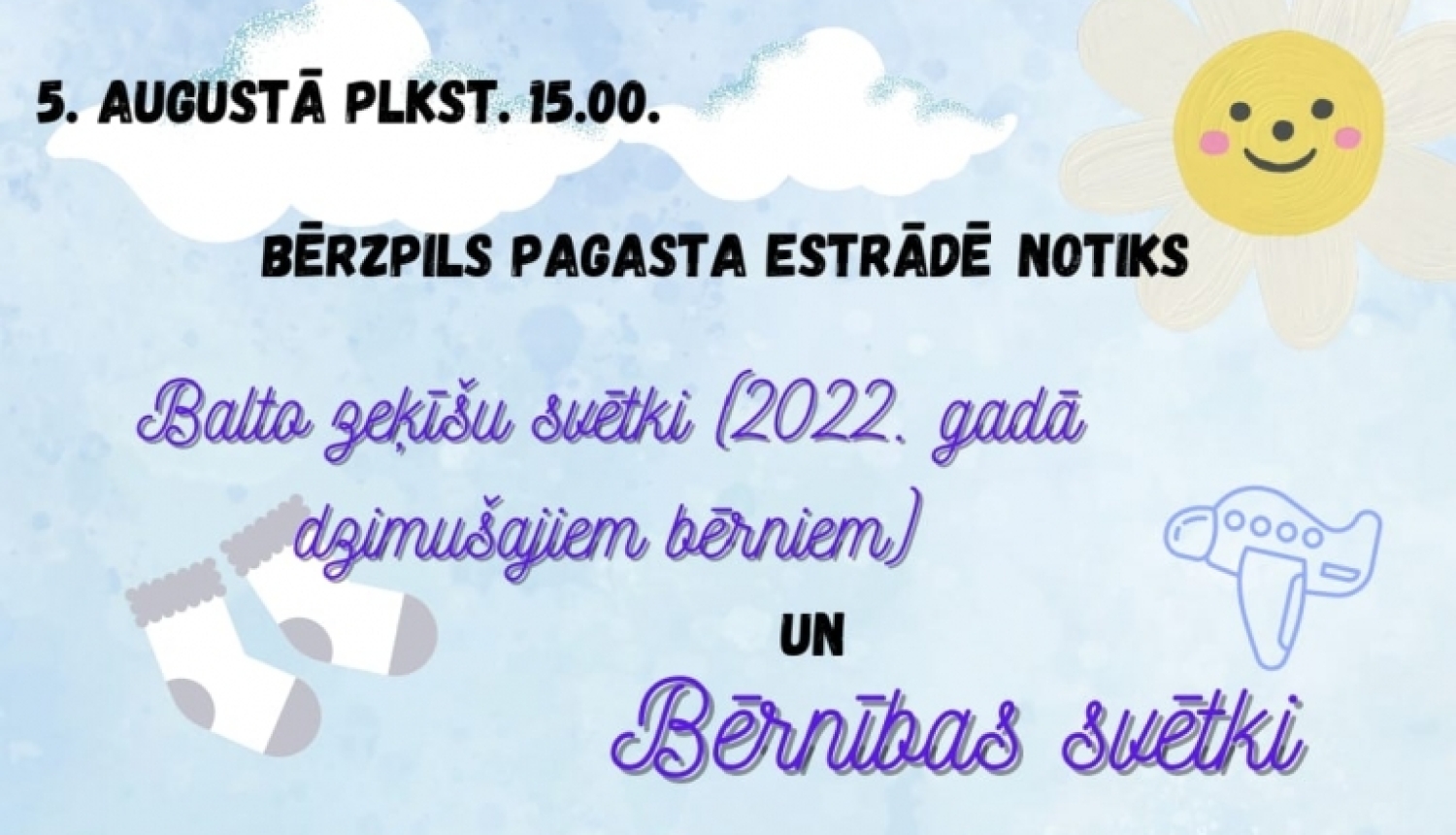 Balto zeķīšu svētki un Bērnības svētki 