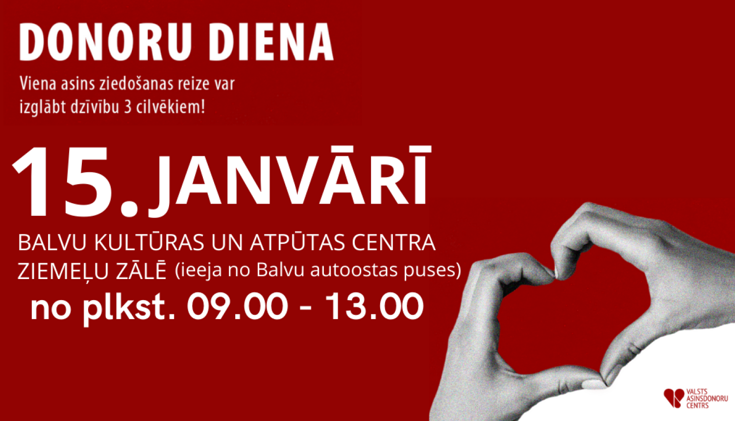 Donoru diena afiša