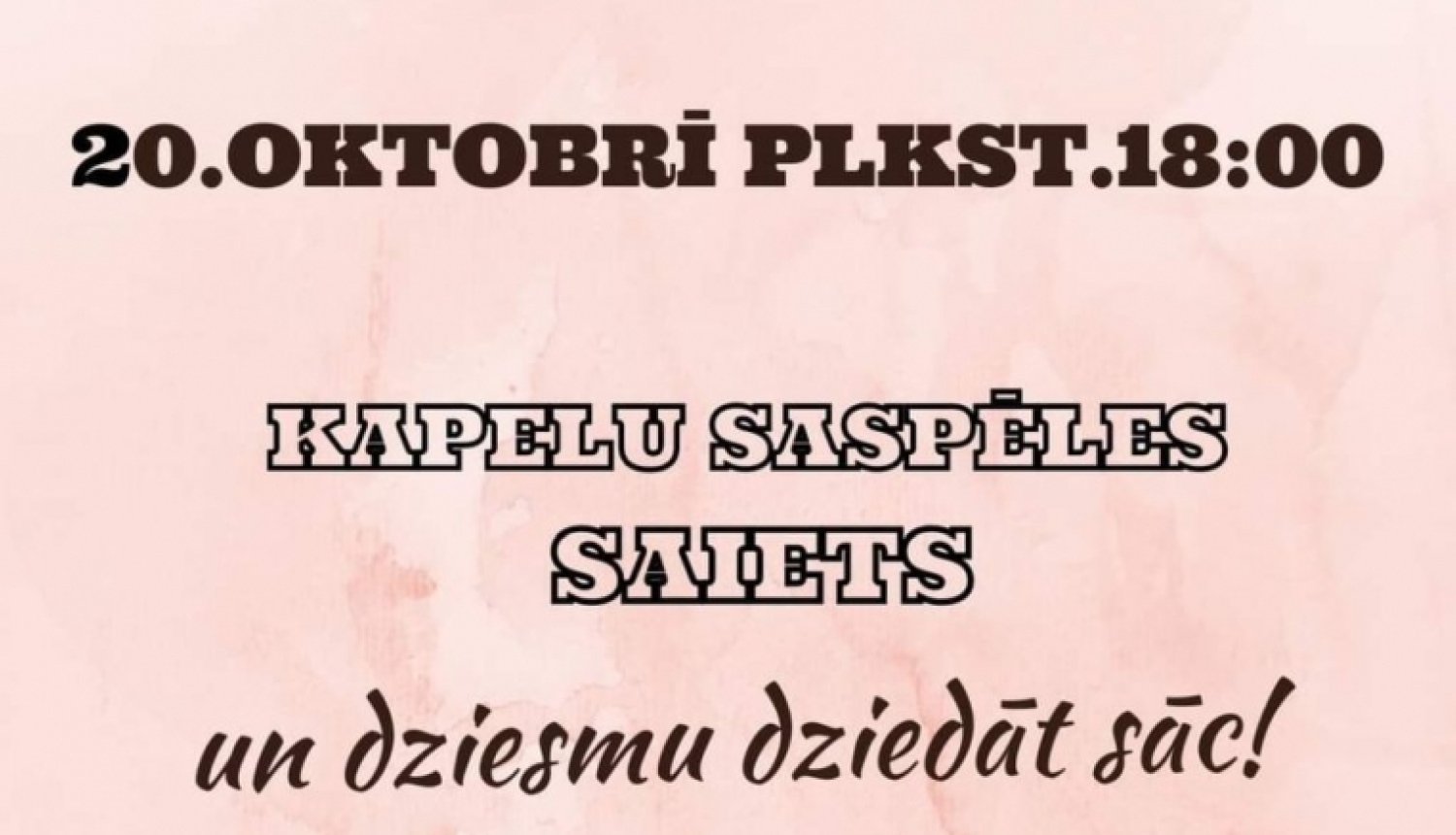 Kapelu saspēles saiets Vectilžā
