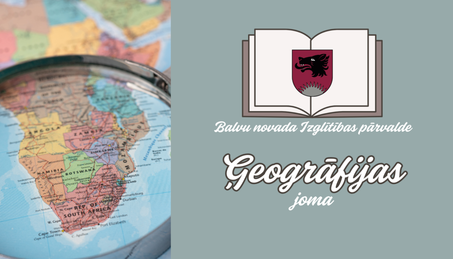 Ģeogrāfijas jomas vizuālais materiāls