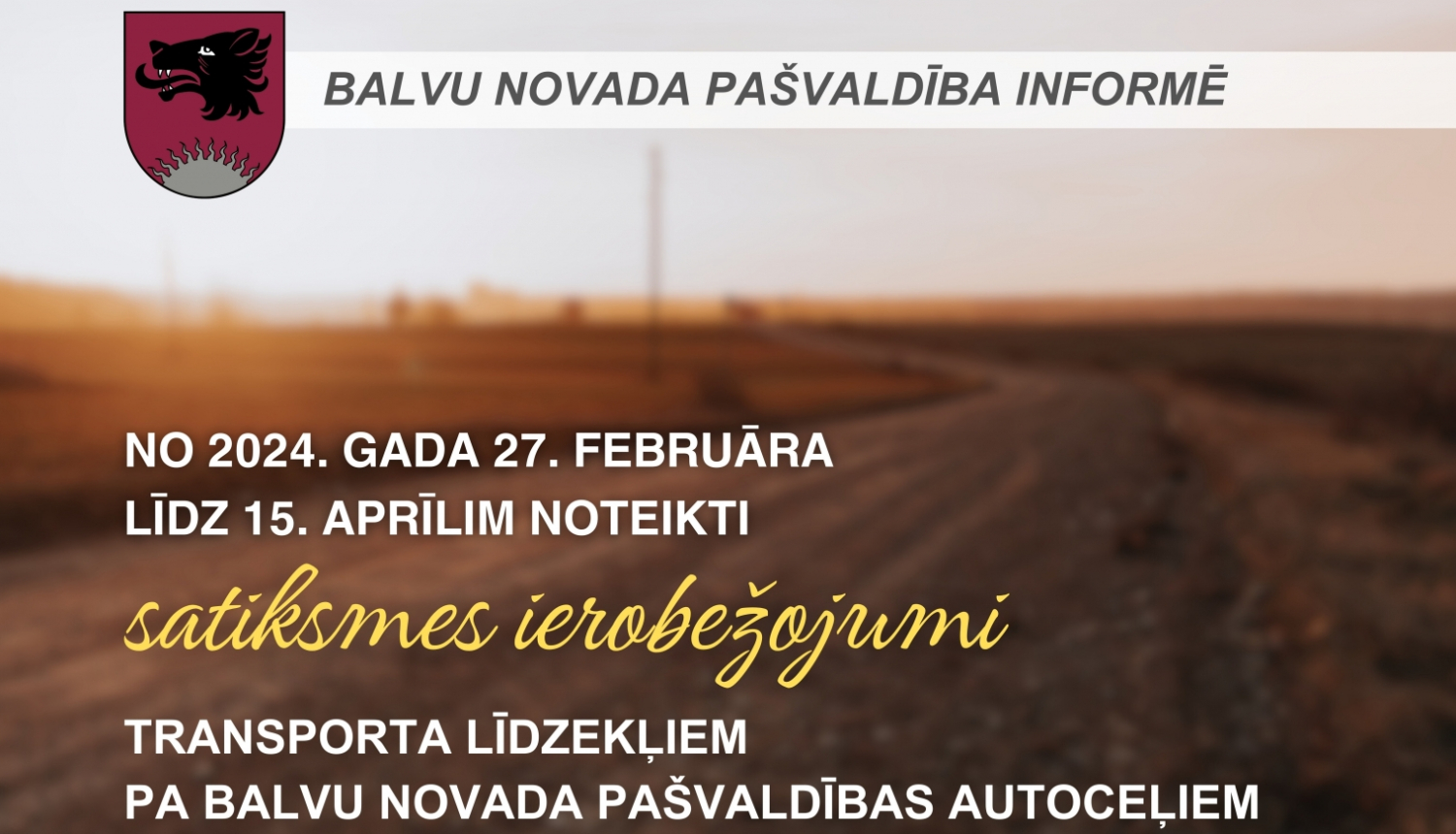 Ceļu ierobežojumi
