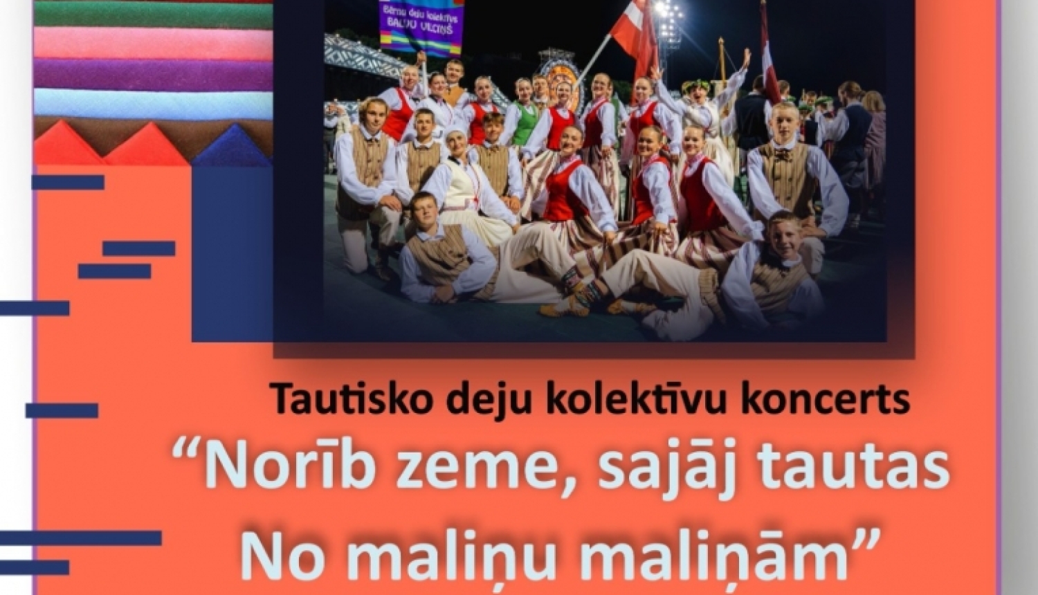 AFIŠA_Koncerts ''Norīb zeme, sajāj tautas no maliņu maliņām"