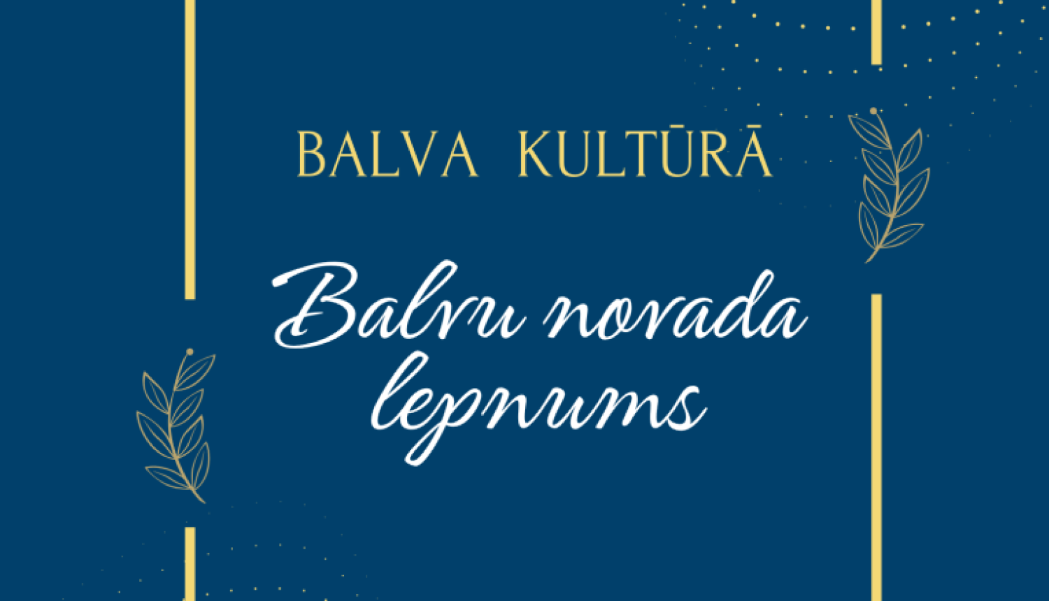 Tumši zils fons ar zelta akcentiem
