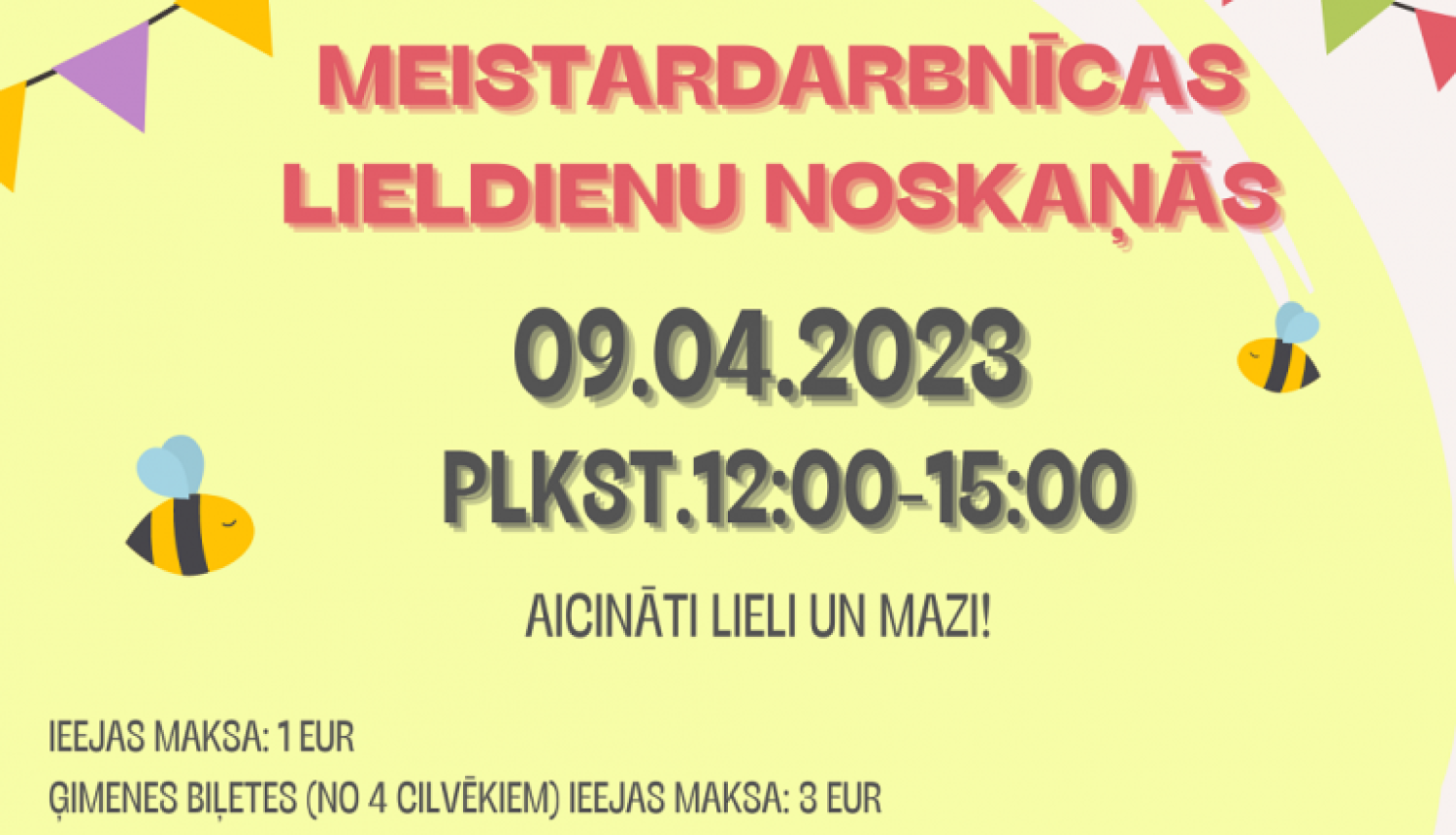 Meistardarbnīcas Lieldienu noskaņās